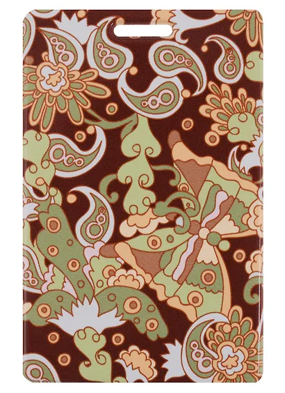 Чехол для карточек Узор Пейсли и бабочка (ДК2017-126) - фото 1
