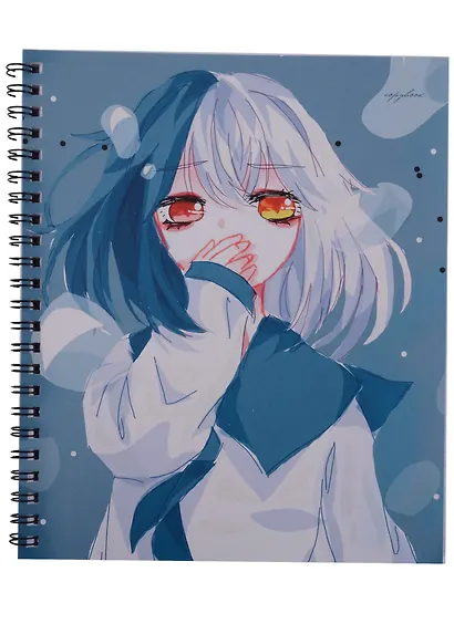 Тетрадь в клетку Listoff, "Девушки аниме", 48 листов, в ассортименте - фото 4