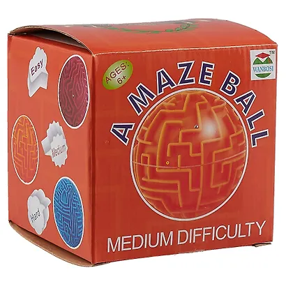 3Д Шар-лабиринт, диам. 10 см., уровень сложности: medium - фото 2