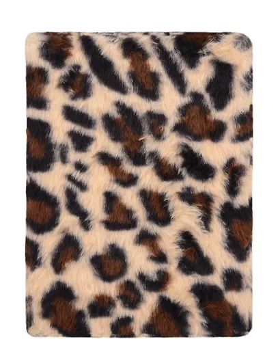 Книга для записей А5 80л лин. "Лео" с мехом, ассорти - фото 1