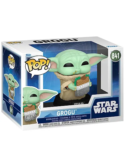 Фигурка Funko POP! Bobble Star Wars M & G Grogu with Food (841) 90821 - фото 2