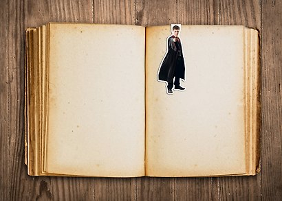 Фигурная магнитная закладка. Гарри Поттер - фото 2