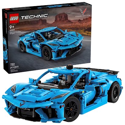 LEGO Technic: Шевроле Корвет Стингрей синий, 732 детали (42217) - фото 1