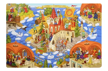 Сказки Пушкина в картинках. Виммельбух - фото 3