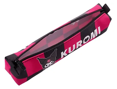 Пенал-косметичка объемный "Kuromi" клетка, полиэстер - фото 4