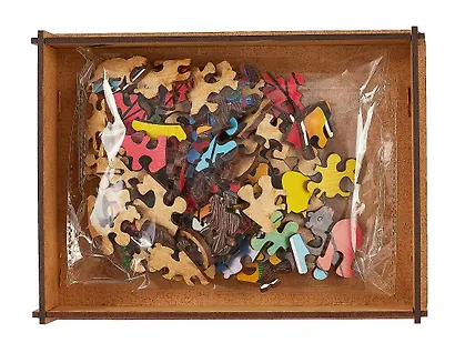 Пазл фигурный "Капибара с зонтом", 96 деталей - фото 5