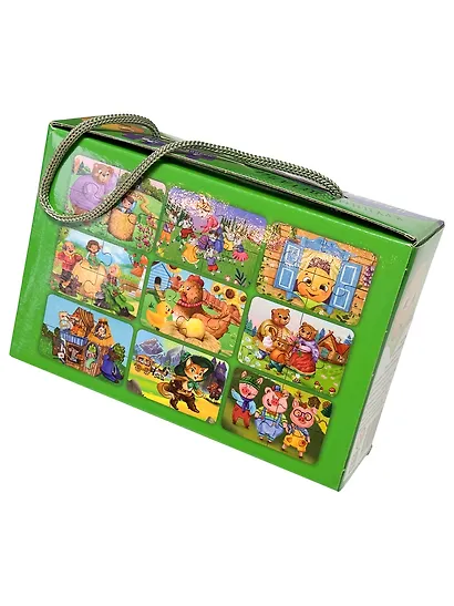 МаксиПазлы Мои первые сказки. Набор из 9 картинок - фото 2