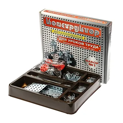 Конструктор N1 206 элементов металлический - фото 4