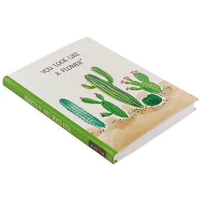 Блокнот «You look like а flower: кактус», 192 страницы, А5 - фото 3