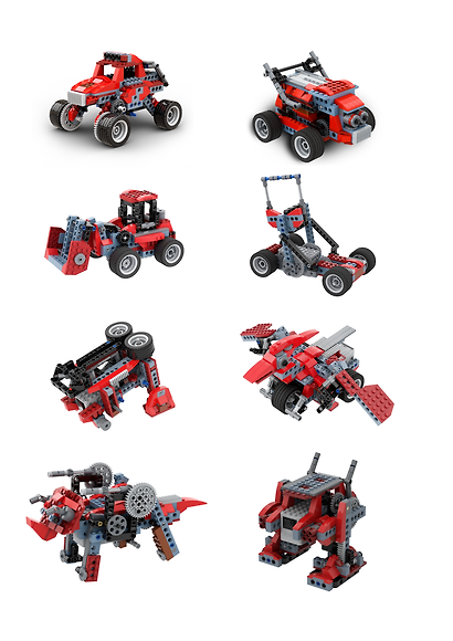 Электронный конструктор Apitor Robot B 8в1 Арт. alilo-apitorb - фото 2