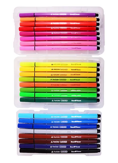 Фломастеры Bruno Visconti, FunColor, 24 цвета - фото 4