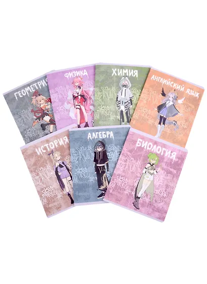 Тетради предметные Listoff, Fantasy, 48 листов, 12 штук - фото 3