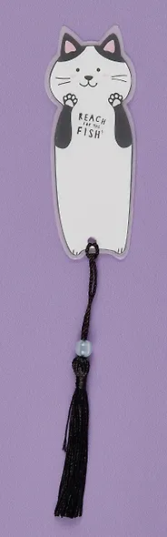 Закладка для книг пластиковая "Милаши", с кисточкой, ассорти - фото 2