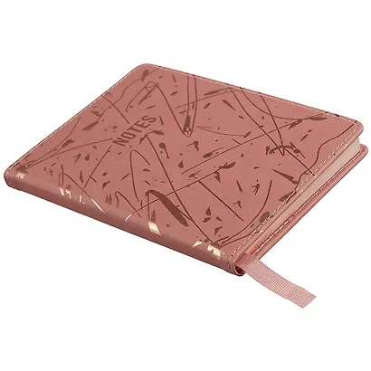 Записная книжка А6 80л лин. "ETUDE" иск.кожа, поролон, тв.переплет, тиснение фольгой, ляссе, инд.уп. - фото 2