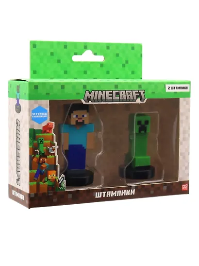 Штампик Minecraft Стив и Крипер (MC5015B) - фото 4