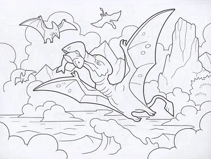 Классные раскраски. Динозавры - фото 3