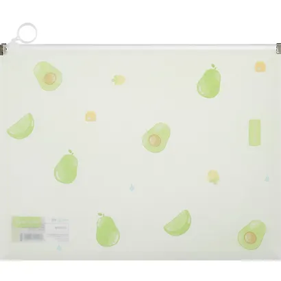 Папка на молнии А4 "Fruits" с расширением, ассорти - фото 3