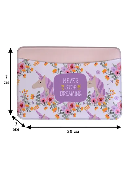 Чехол для карточек горизонтальный Единороги (ДКГ2017-02) - фото 3