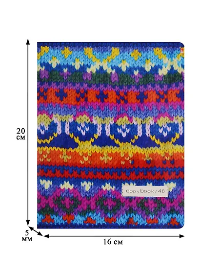 Тетрадь в клетку Альт, "Модный свитер", 48 листов, в ассортименте - фото 4