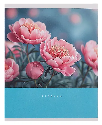 Тетрадь 48л кл. "Цветочный сад" мел.картон, ассорти - фото 4