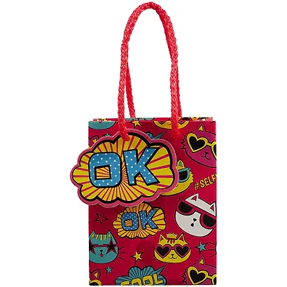 Пакет А6 15*12*6 Comics жен., бум.мат.ламинат, ассорти - фото 2