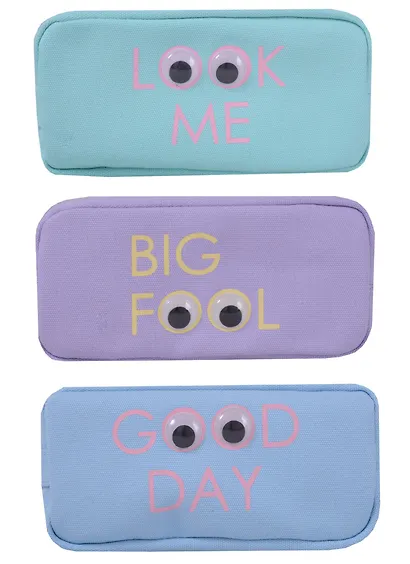 Сумочка на молнии Слоганы с бегающими глазками (19,5х10) (ПВХ бокс) - фото 5