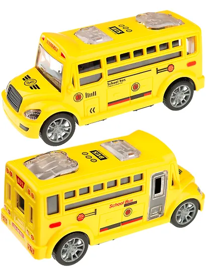 Игровой набор «Автобус со светофором», жёлтый, Рыжий Кот - фото 2