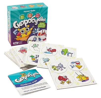 Настольная игра «Скоробуквы», Банда умников - фото 3