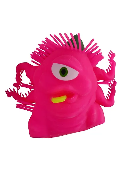 Игрушка 1toy Ё-Ёжик одноглазый инопланетянин со светом Т56229 - фото 1