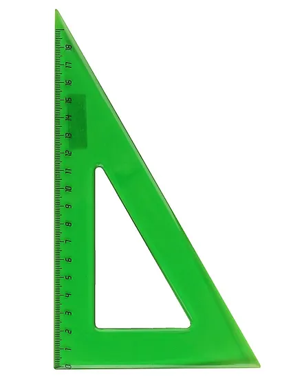 Угольник 18 см 45*90*45, в ассортименте - фото 3