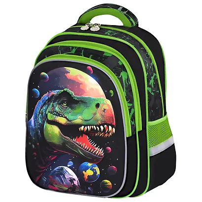 Рюкзак "Galaxy Dino" 2 отделения, 40*28*18 см, 3 кармана, 3D панель - фото 1