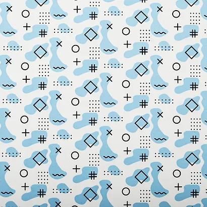 Бумага упаковочная 70*100см "Terrazzo&Memphis" инд.уп., ассорти - фото 8