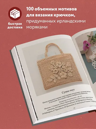 Ирландское кружево. 100 рельефных мотивов для вязания крючком. Уникальная коллекция с японским шиком - фото 5