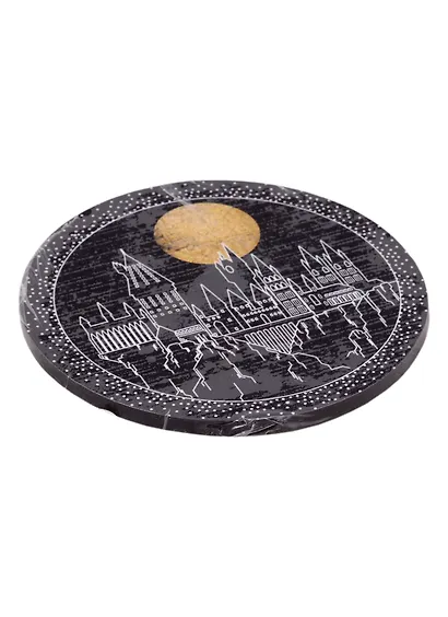 Подставка под напитки Гарри Поттер Рождество в Хогвартс (картон) (11х11) (CST004) - фото 2