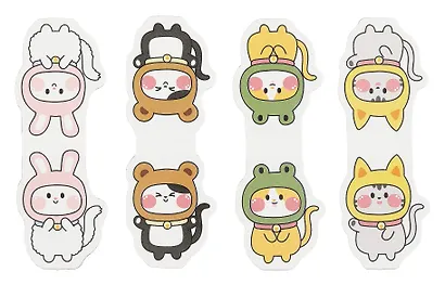 Магнитные закладки Зверюшки Кигуруми (4 шт) (12-Duocai-202311-3) - фото 2