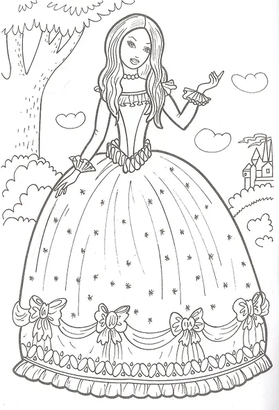 Феи из сказок. Раскраска - фото 4