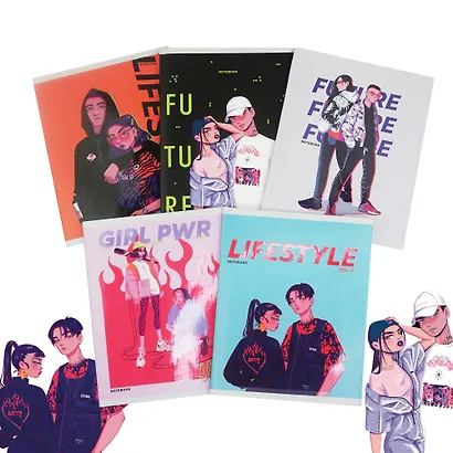 Тетрадь в клетку Listoff, "Lifestyle (Эксклюзив)", 48 листов, в ассортименте - фото 8