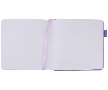 Скетчбук 140*140 80л "SKETCH UP. Фиалковый" белый офсет 100г/м2, тв.подложка - фото 3