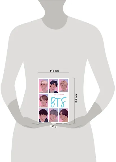 Ежедневник недат. А5 72л "BTS" 7БЦ - фото 3