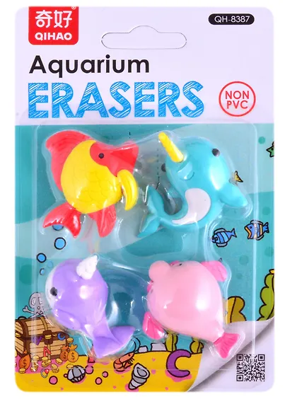 Набор Ластики пазлы Aquarium (блистер) (17х10,5) - фото 2