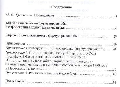 Жалоба в Европейский Суд по правам человека: новый формуляр и образец заполнения - фото 3