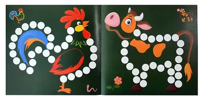 Мозаика из кружочков. Ферма - фото 4