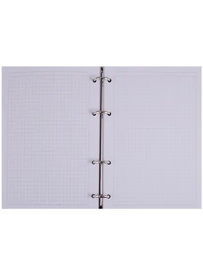 Тетрадь на кольцах в клетку Listoff, "Chameleon. Красный", 120 листов - фото 2