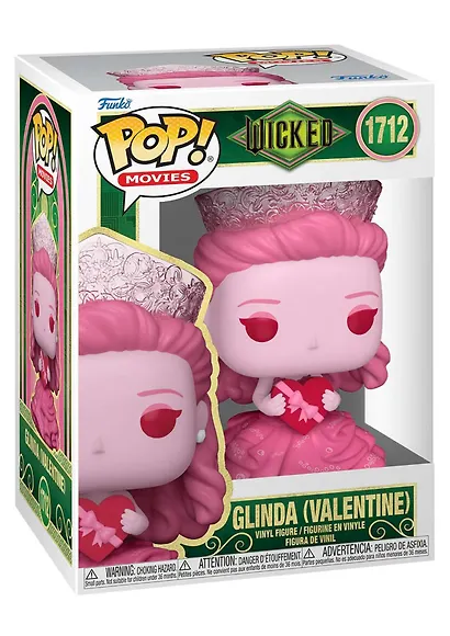 Фигурка Funko POP! Злая: Сказка о ведьме Запада, Movies Wicked Glinda (Valentine) - фото 2