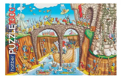 Пазл 1000 элементов "Осада замка" 68х48 см - фото 2