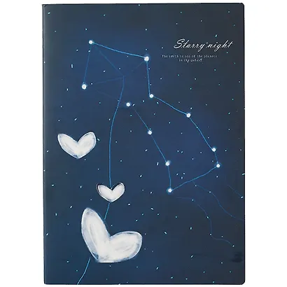 Тетрадь в линейку Starry night, B5, 40 листов, в ассортименте - фото 3