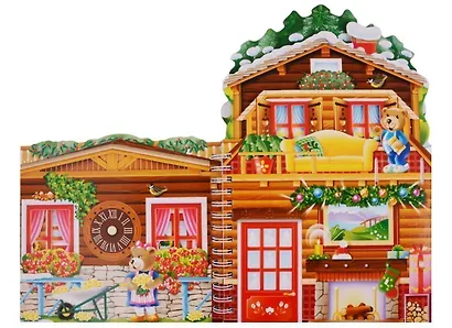 Сказочный домик: книжка-конструктор с наклейками - фото 2