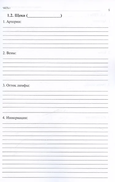Анатомия человека. Сосуды и нервы органов головы и шеи. Рабочая тетрадь для самостоятельной работы - фото 3