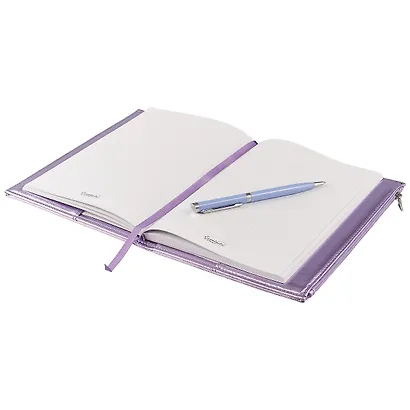 Ежедневник Escalada «Шевро», сиреневый, недатированный, 96 листов, А5 - фото 5