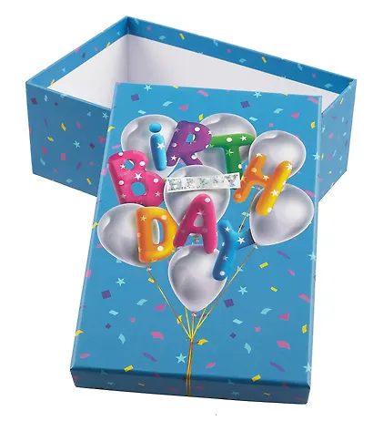 Коробка подарочная "Birthday" 21*14*8,5см, картон - фото 2
